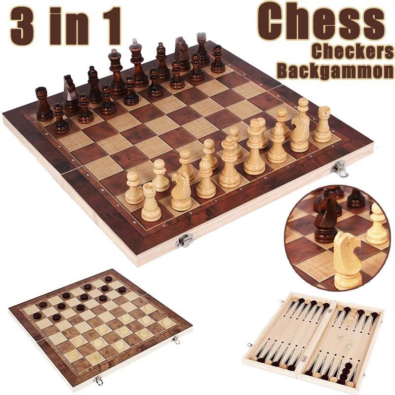 Board Game Zenith - 3 in 1 Chess Board, Folding