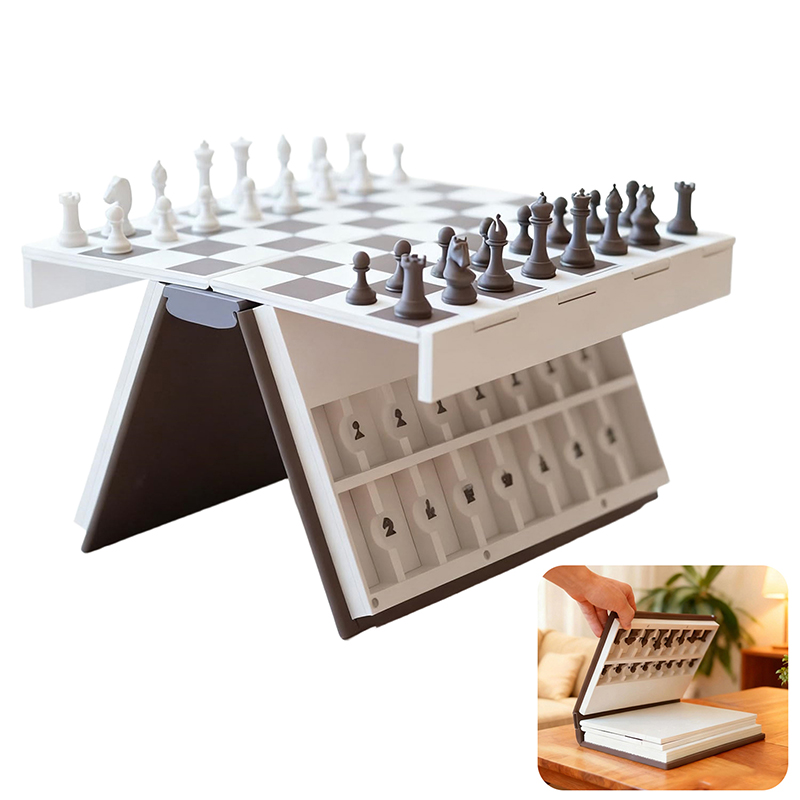 Board Game Design - Chess Set 3D Printed Book Folding