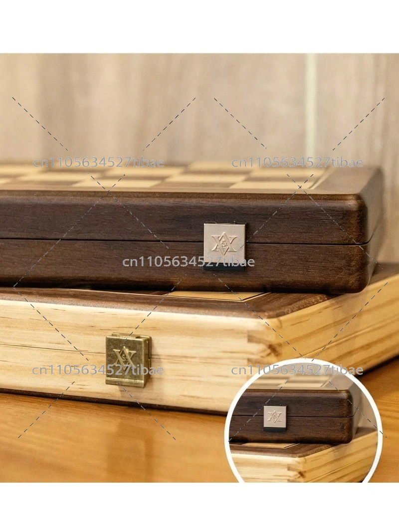 Chess Set Wooden - Magnetic Chess Set Solid Wood Chessboard