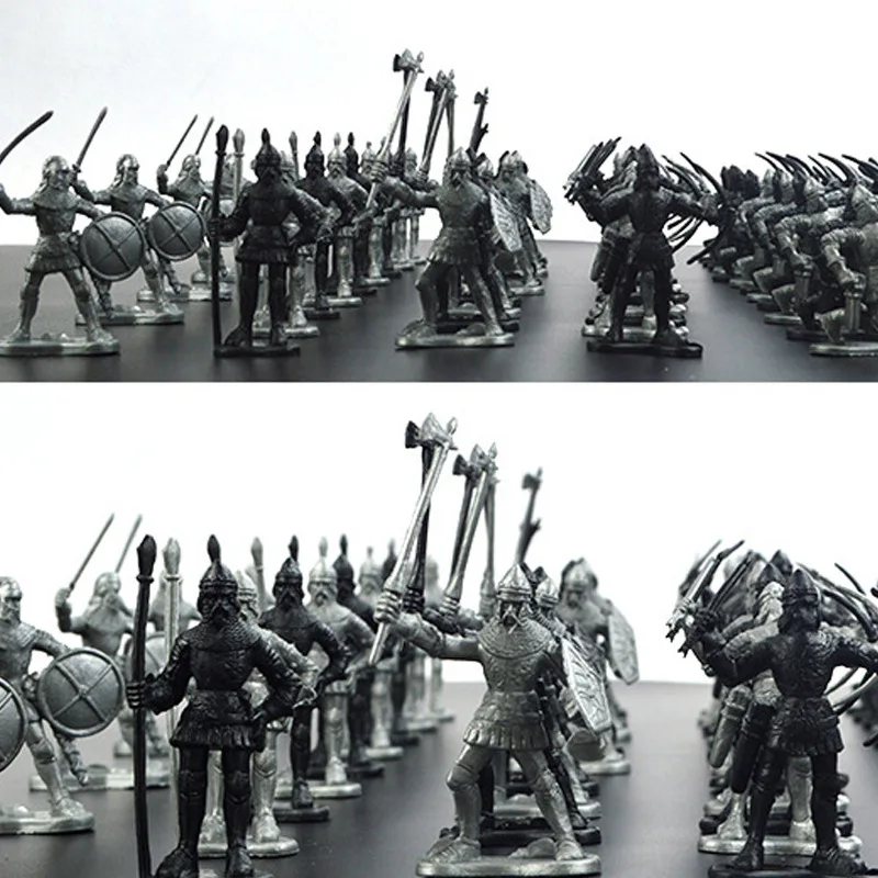 Board Game Risk - 60pcs/set Medieval Military War Simulation Warriors