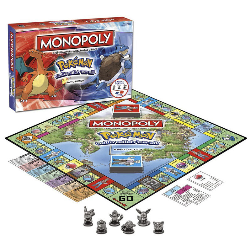 Board Game Monopoli - MONOPOLY Pokemon Board Game Cards Pikachus