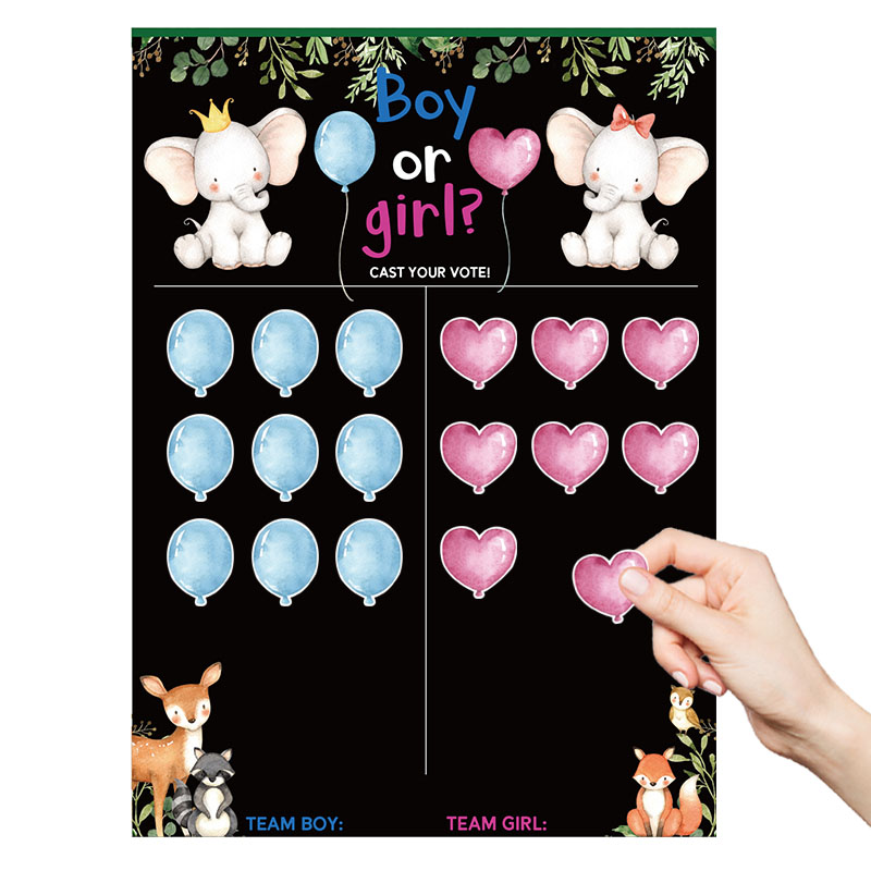 Board Game Impostor - Boy or Girl Gender Reveal Voting