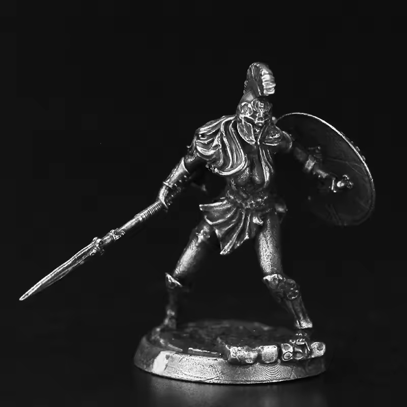 Board Game Movie - Metal Military Ancient Greek Warrior Soldier