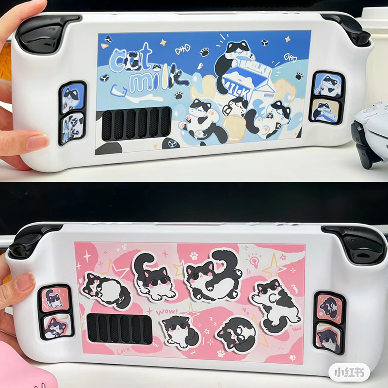 Board Game Steam - Cartoon Milk Cat Protective Case for