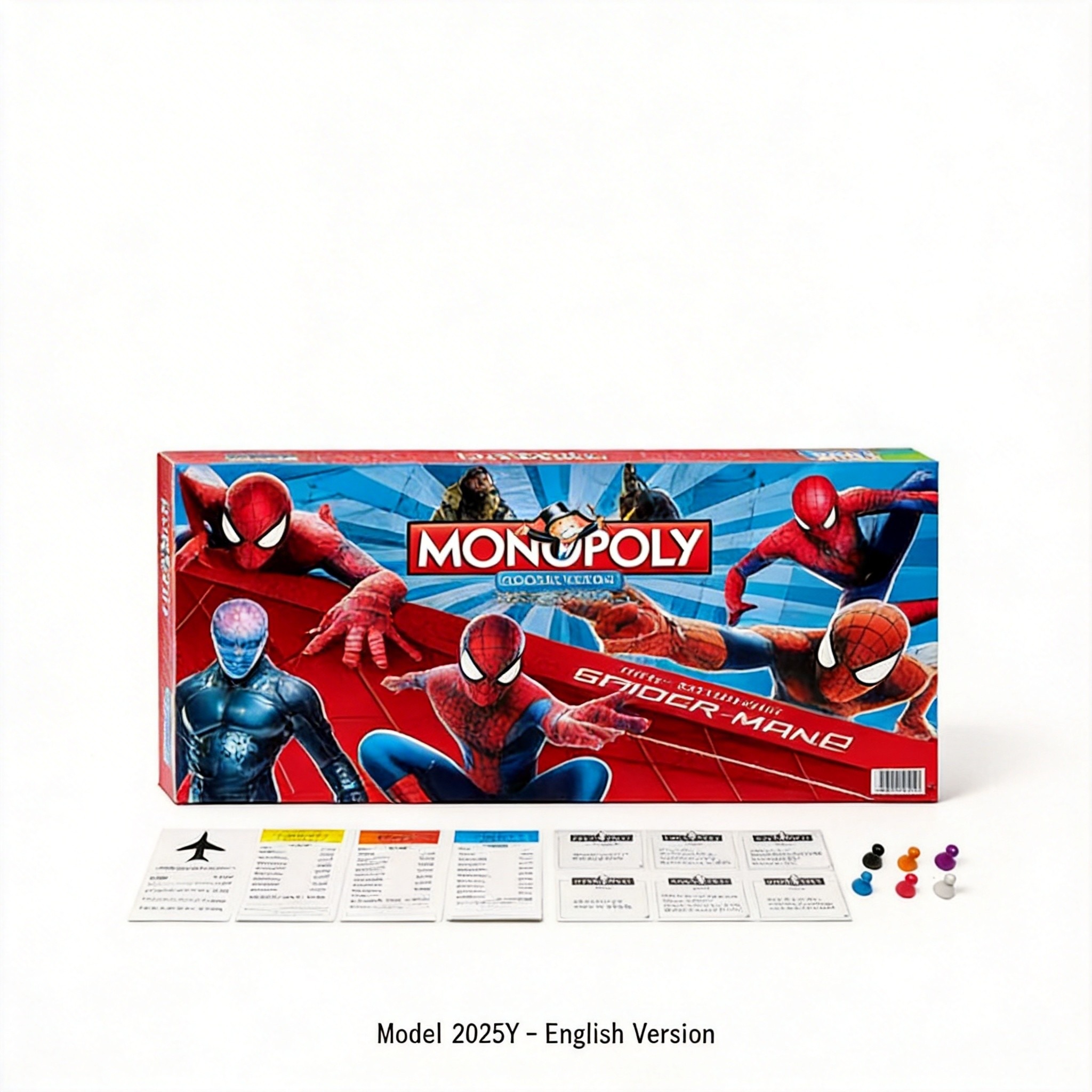 Board Game Monopoli - Spider-Man Monopoly Board Game - Collector's