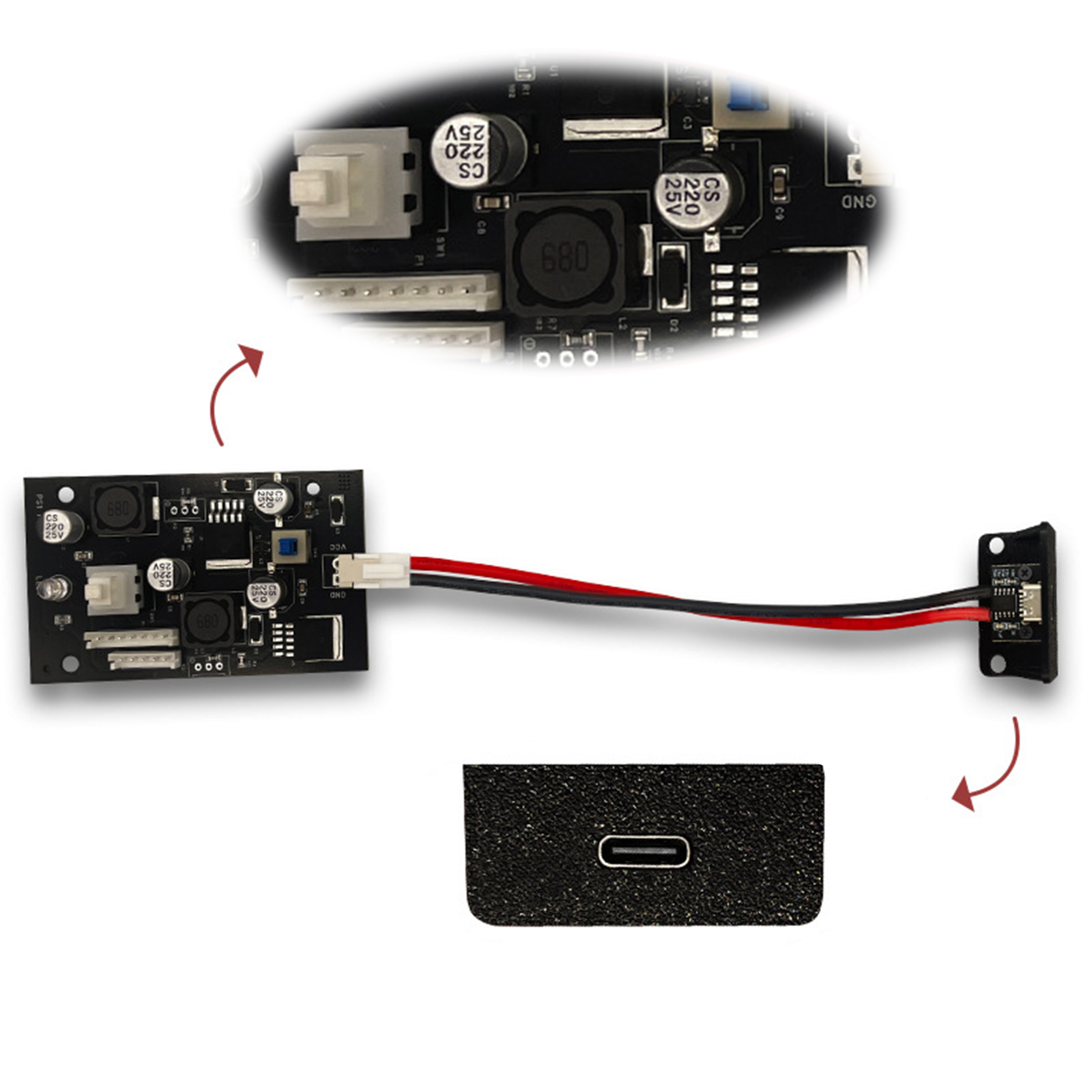 Board Game Steam - Connector Replacement Power Board for Playstation