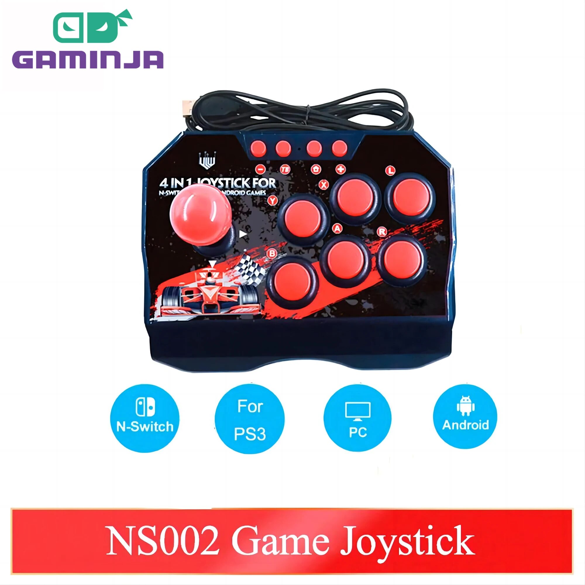 Board Game Steam - GAMINJA NS002 4 In 1 Retro