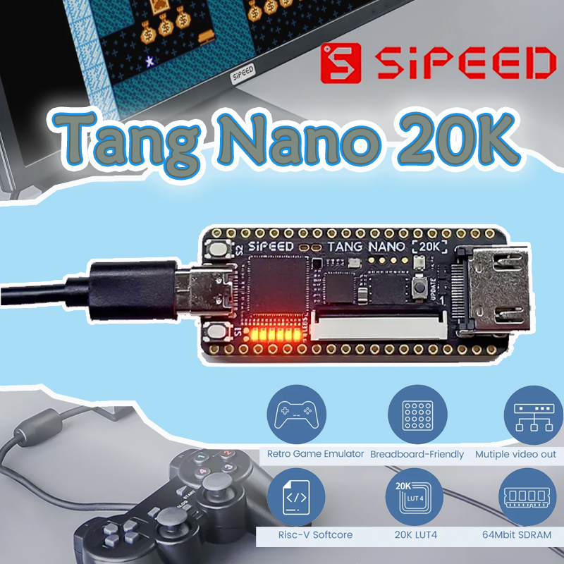 Board Game Film - New Sipeed Tang Nano 20K FPGA