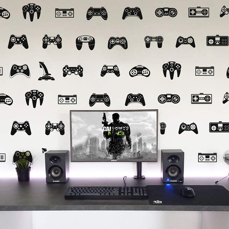 Board Game Video Games - 39Pcs Video Game Constroller Joysticker Wall