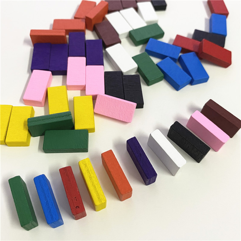 Board Game Impostor - 50Pcs 20*10*5mm Colorful Brick marks Cuboid