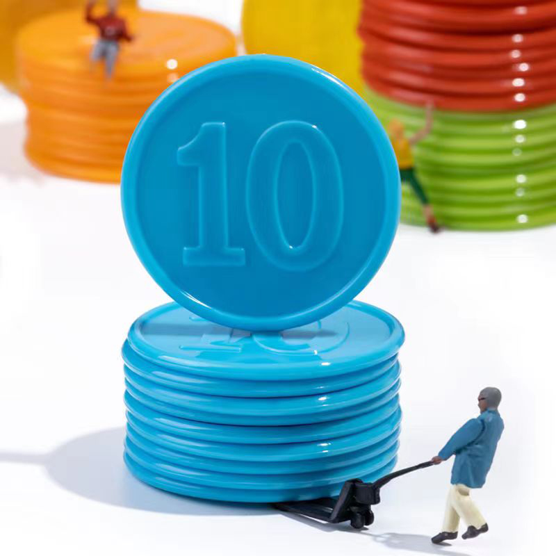 40PCS Poker Chips With Numbers - Board Game Zenith recension och pris