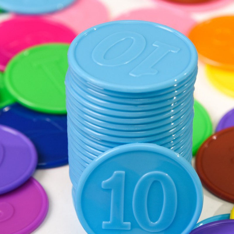 40PCS Poker Chips With Numbers - Board Game Zenith recension och pris