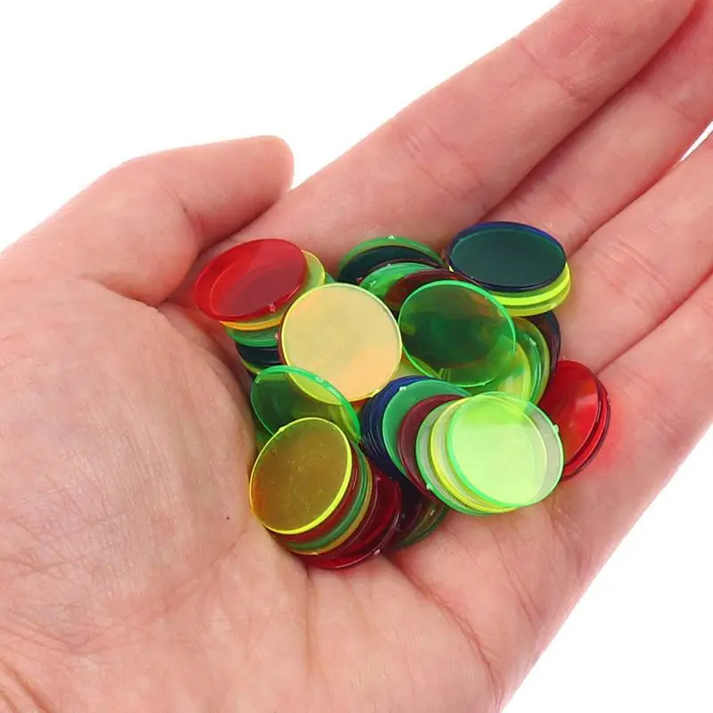 50/100/200pcs 19mm Plastic Chi - Board Game Verdant recension och pris