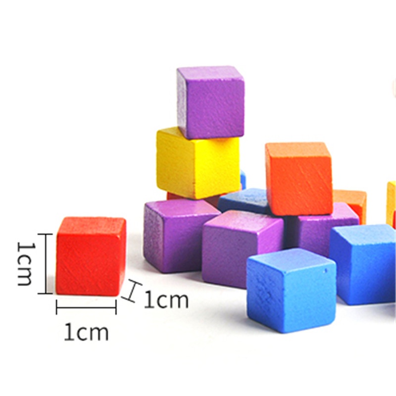 100Pcs/lots 10mm Wood Cubes Co - Board Game Impostor recension och pris