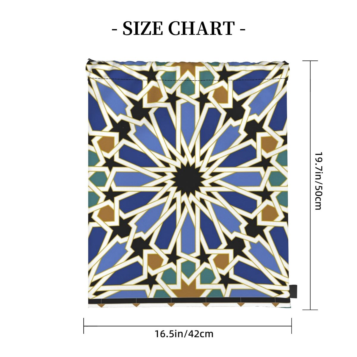 Arabic Tile I Backpacks Multi- - Tile Bag Drawstring recension och pris