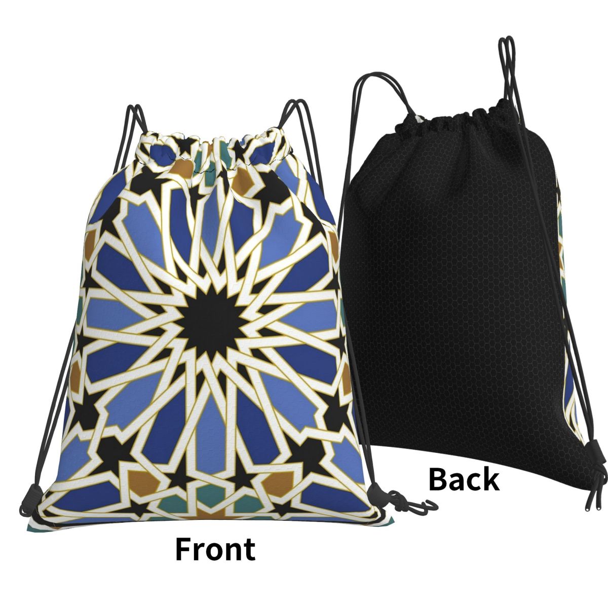 Arabic Tile I Backpacks Multi- - Tile Bag Drawstring recension och pris