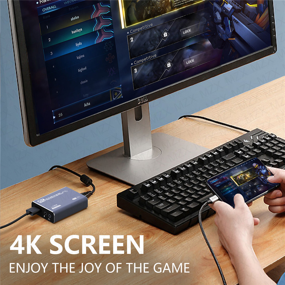 MZX 4K Video Capture Card Boar - Board Game Video Games recension och pris