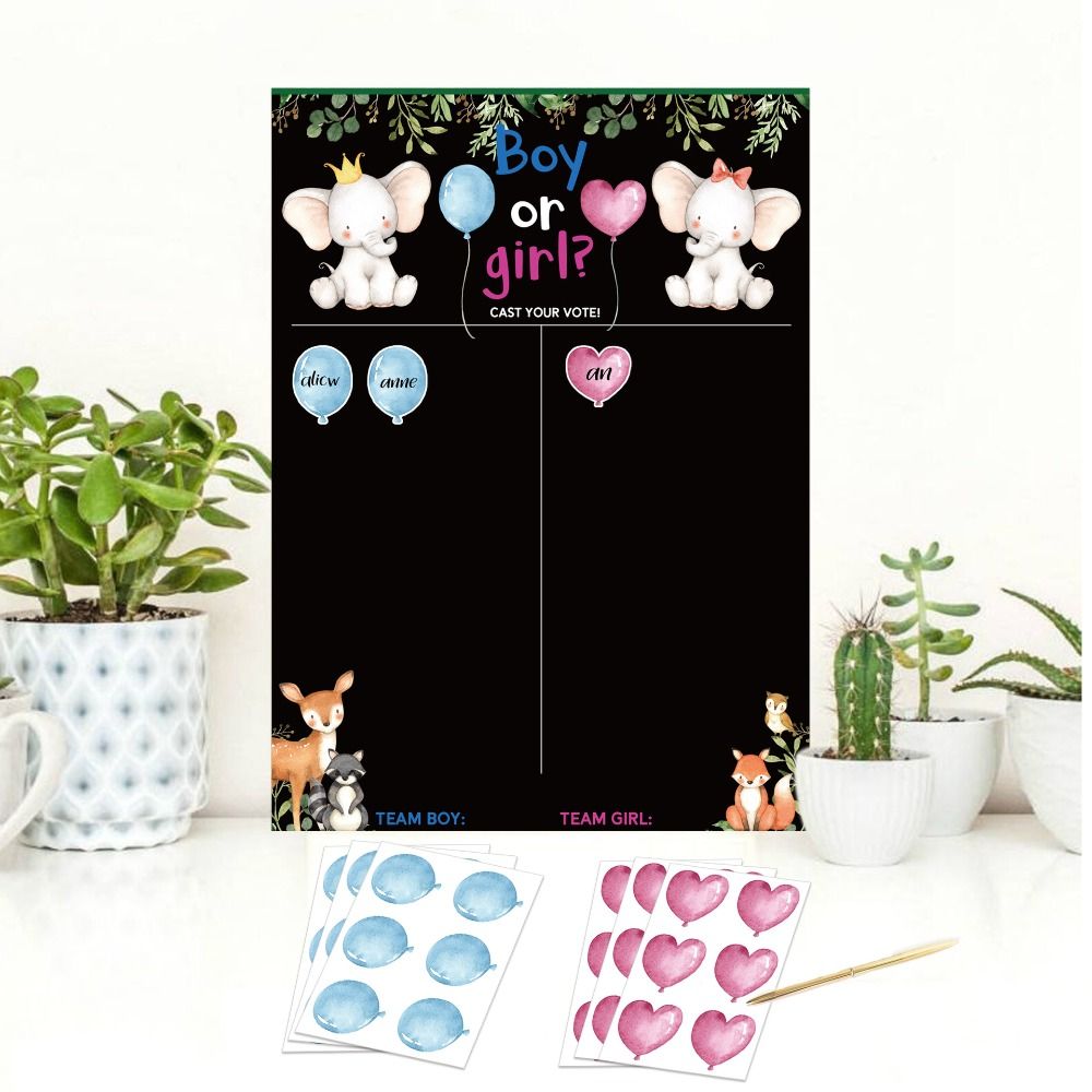 With Stickers Gender Revealed  - Board Game Impostor recension och pris