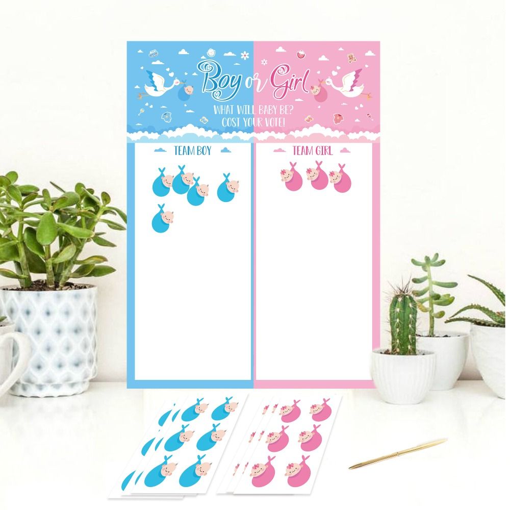 With Stickers Gender Revealed  - Board Game Impostor recension och pris