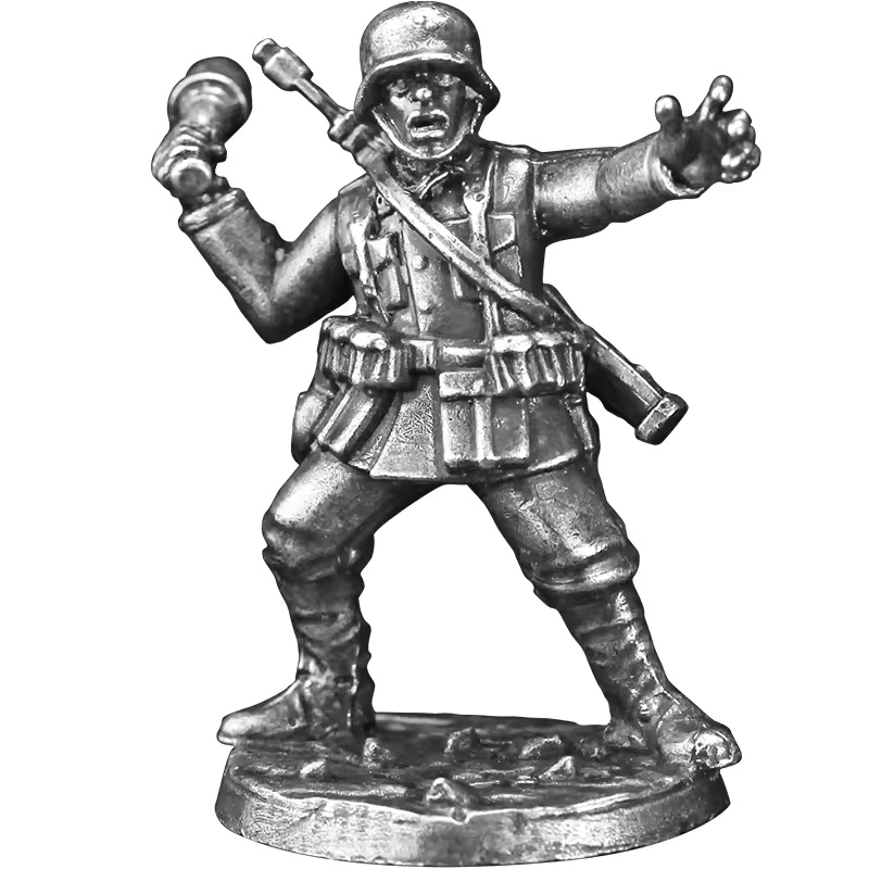 Miniature Metal WWII Soldier F - Board Game Movie recension och pris