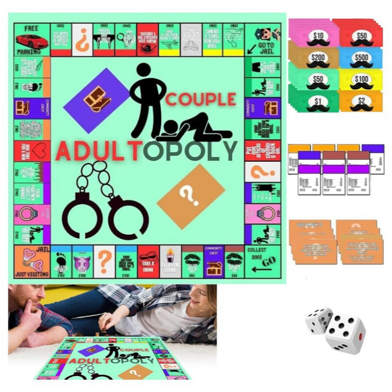 Couple Chessboard Monopolys Pa - Board Game Monopoli recension och pris