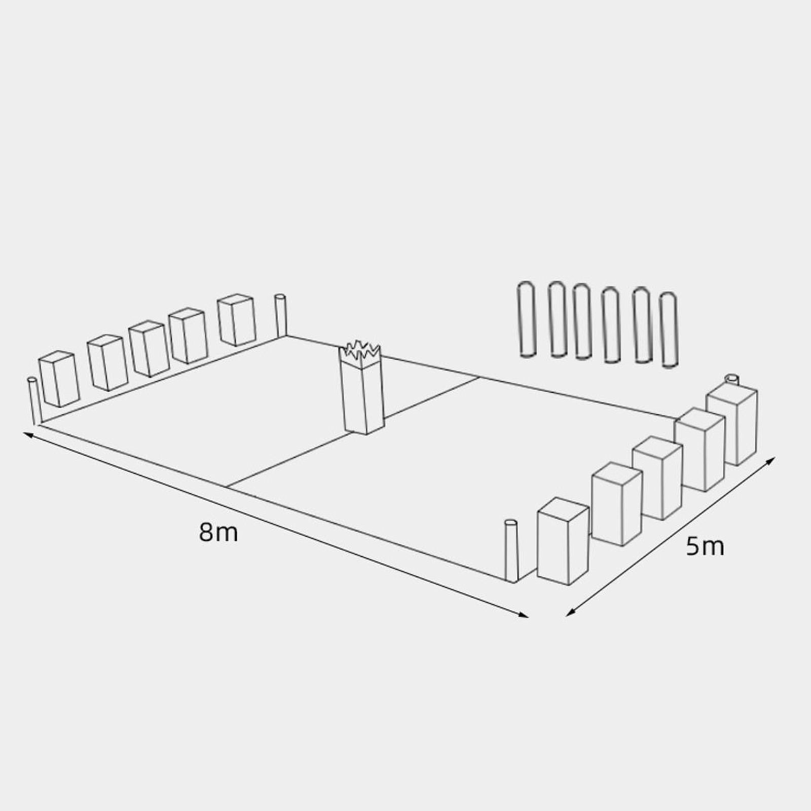 Kubb Wooden Toss Game Set Outd - Chess Set Wooden recension och pris