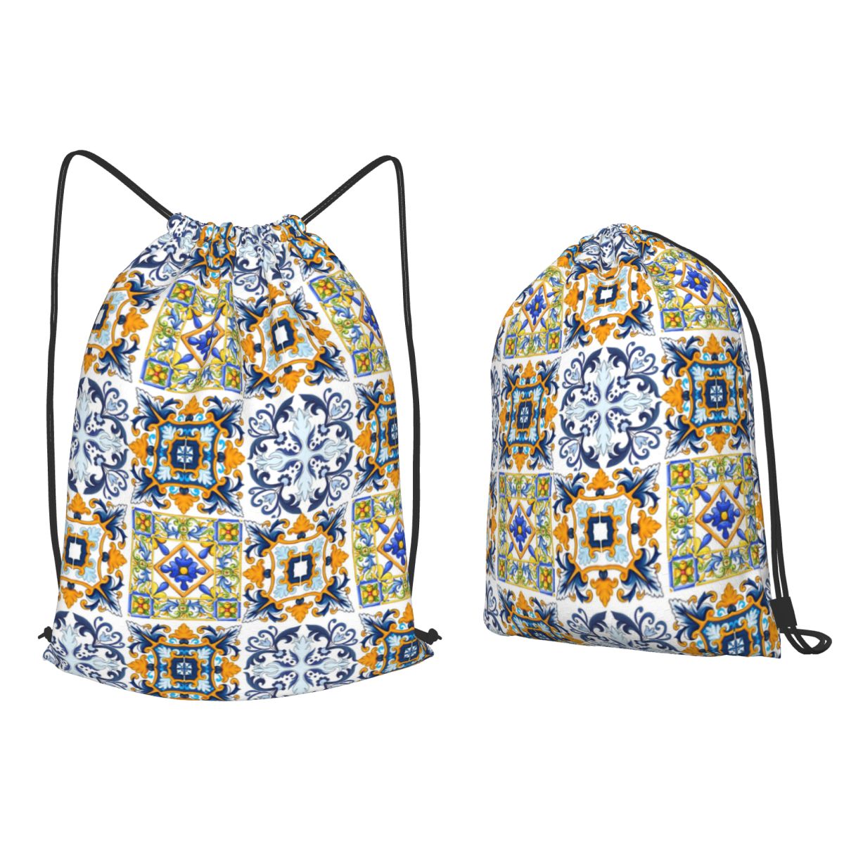Copy Of Sicilian Tiles,mediter - Tile Bag Drawstring recension och pris