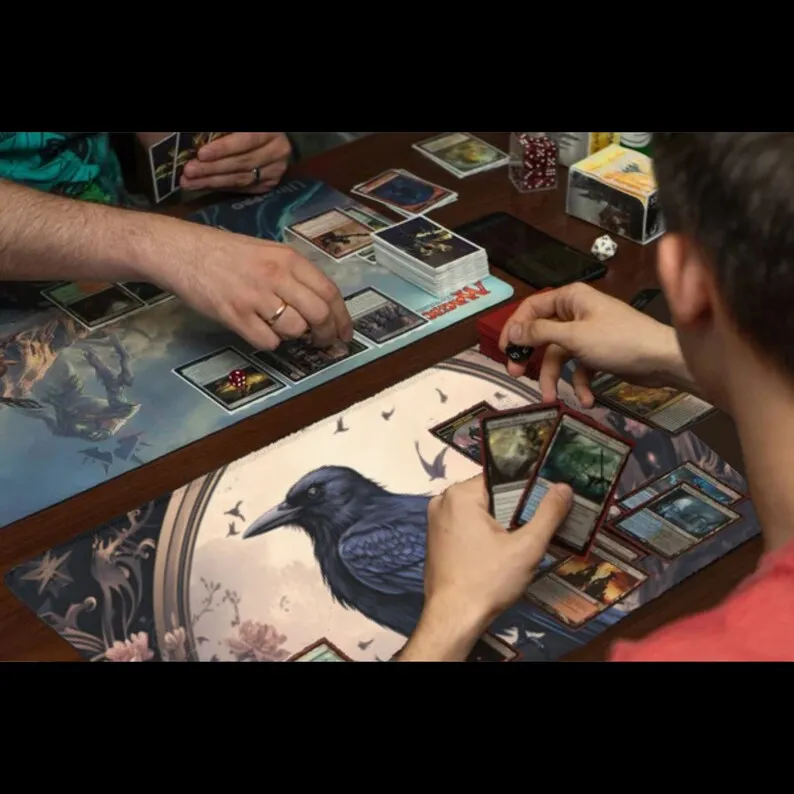 Dark Goth Raven Wildflowers Go - Board Game Zen recension och pris