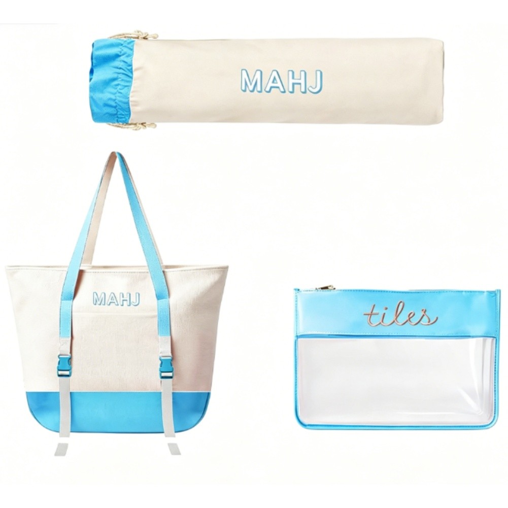 2026 New Versatile Canvas Mahj - Tile Bag Drawstring recension och pris