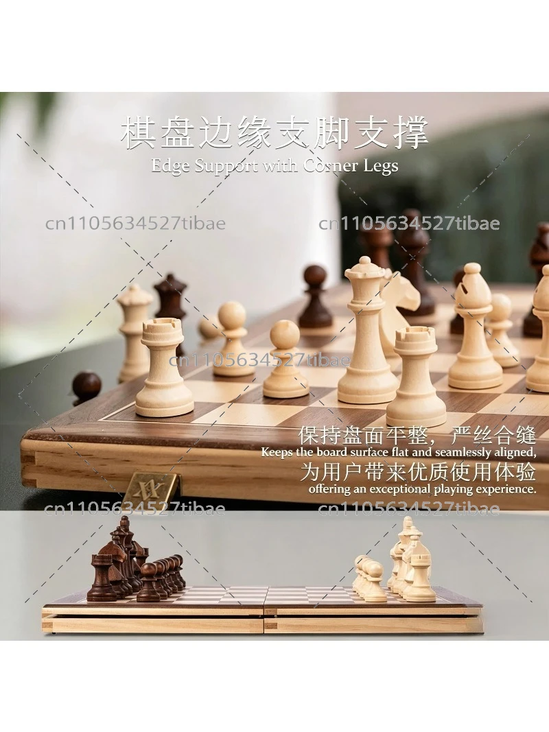 Magnetic Chess Set Solid Wood  - Chess Set Wooden recension och pris