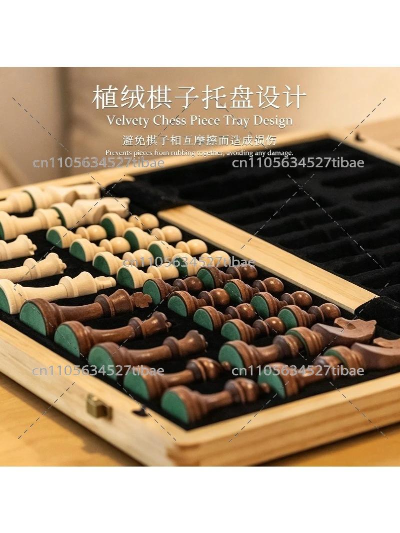 Magnetic Chess Set Solid Wood  - Chess Set Wooden recension och pris
