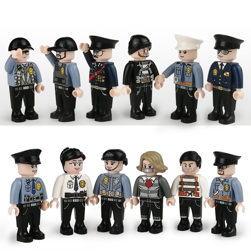 12pcs Sets City Police MOC Mil - Board Game Risk recension och pris