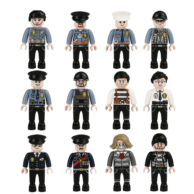 12pcs Sets City Police MOC Mil - Board Game Risk recension och pris