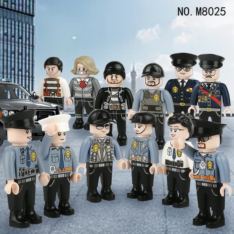 12pcs Sets City Police MOC Mil - Board Game Risk recension och pris