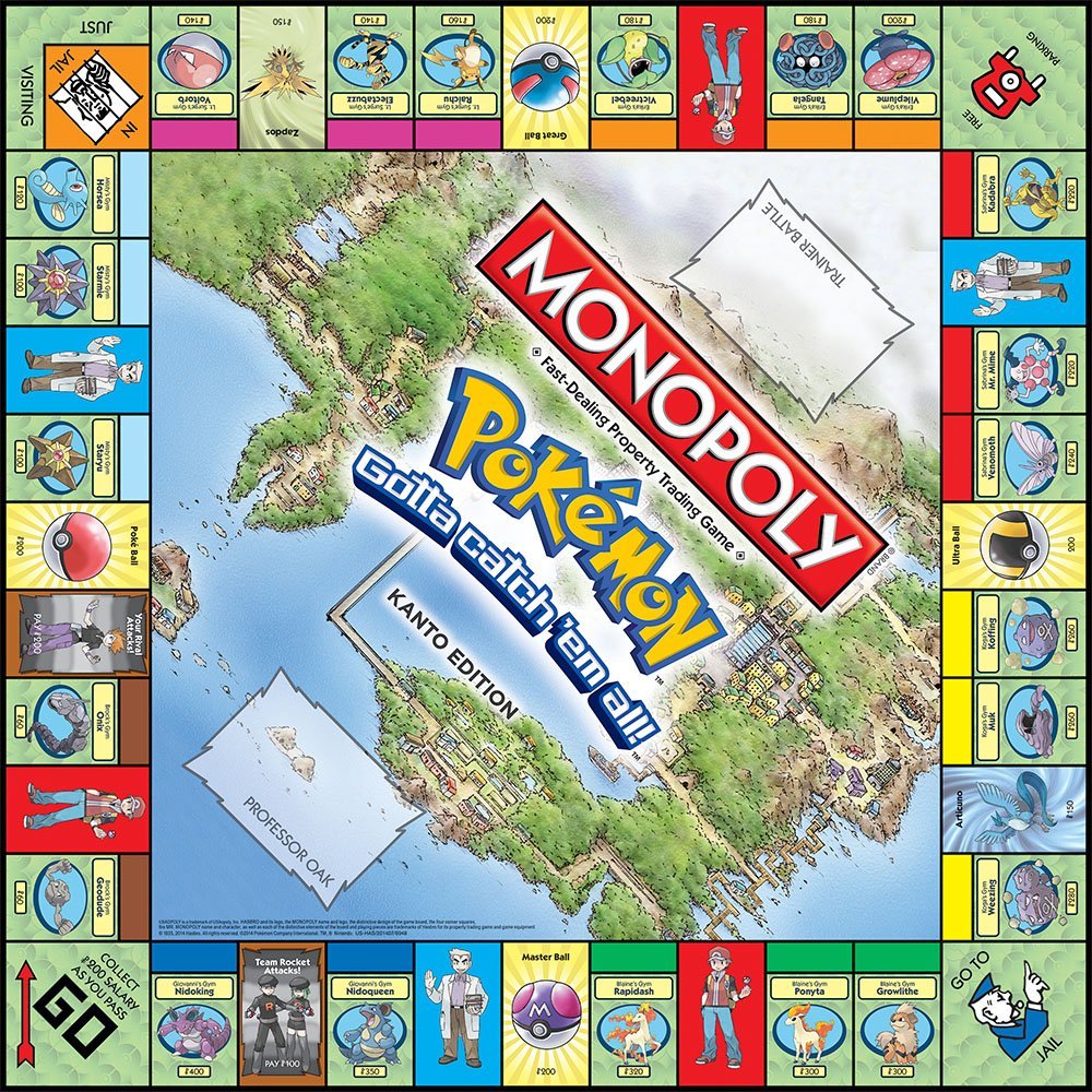 MONOPOLY Pokemon Board Game Ca - Board Game Monopoli recension och pris