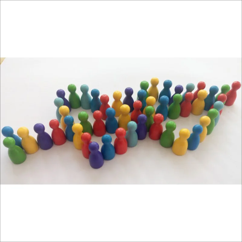 10 Pcs/Set  Colorful Chess Pie - Chess Set Wooden recension och pris