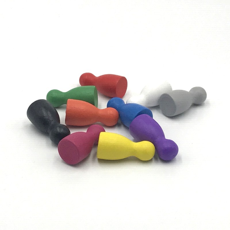 10 Pcs/Set  Colorful Chess Pie - Chess Set Wooden recension och pris