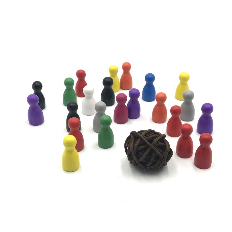 10 Pcs/Set  Colorful Chess Pie - Chess Set Wooden recension och pris