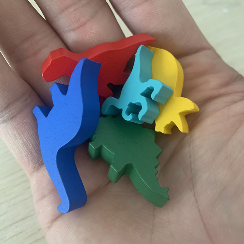 5 Pcs/set Wooden Dinosaur Boar - Chess Set Wooden recension och pris