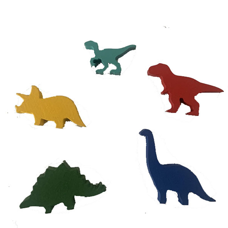 5 Pcs/set Wooden Dinosaur Boar - Chess Set Wooden recension och pris
