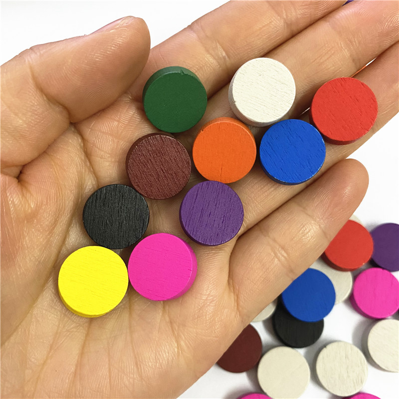 100pieces Diameter 15*5MM Wood - Board Game Impostor recension och pris