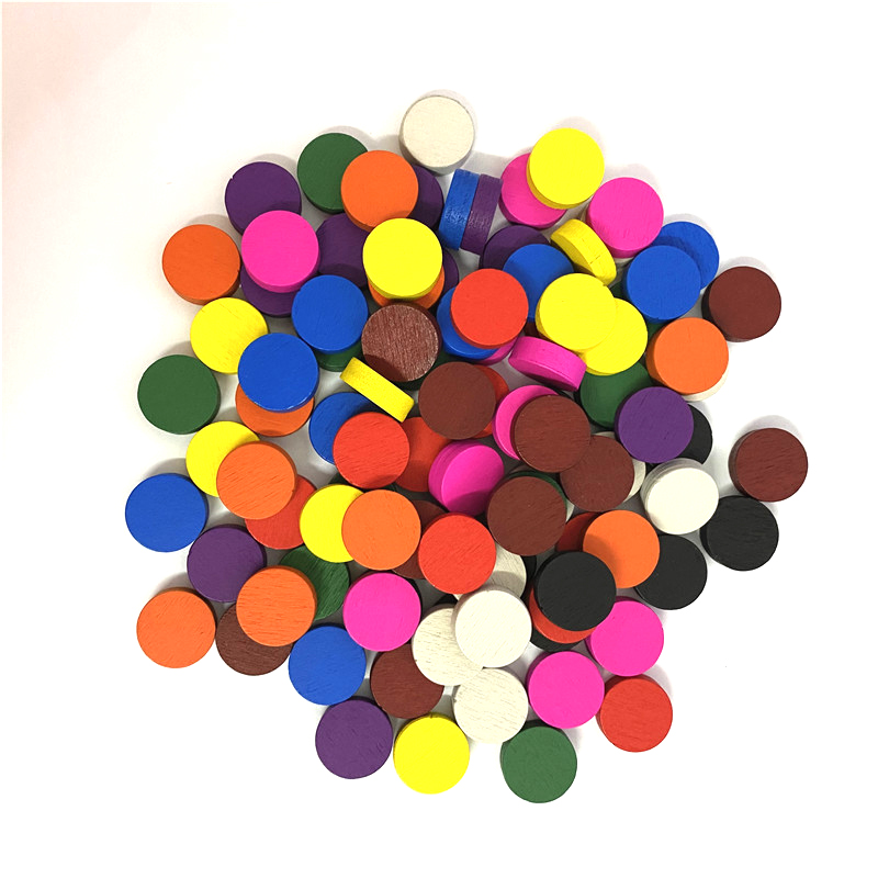 100pieces Diameter 15*5MM Wood - Board Game Impostor recension och pris