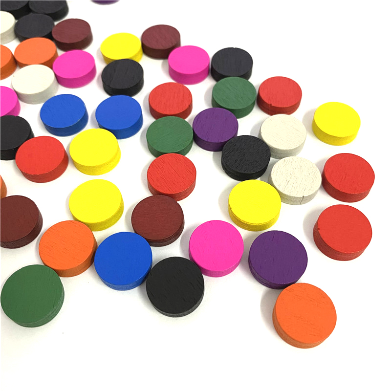 100pieces Diameter 15*5MM Wood - Board Game Impostor recension och pris