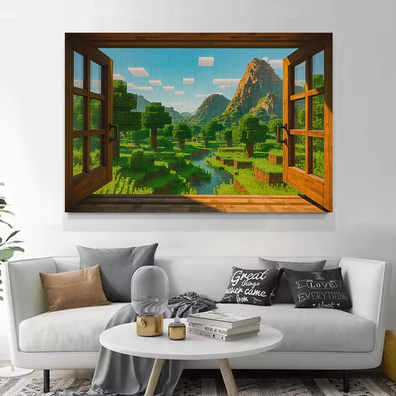 1pc frameless Canvas Painting  - Board Game Movie recension och pris
