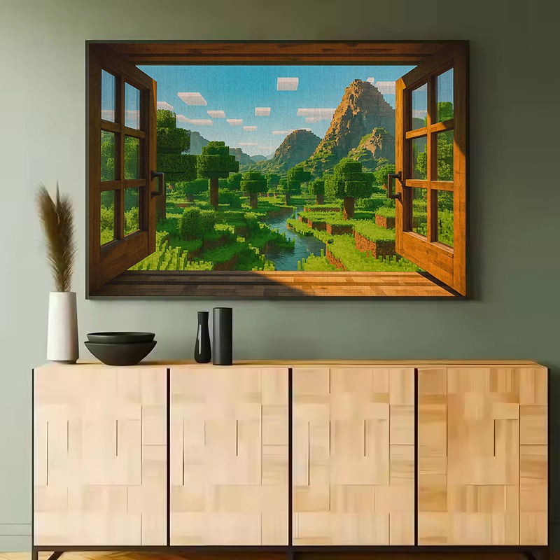 1pc frameless Canvas Painting  - Board Game Movie recension och pris