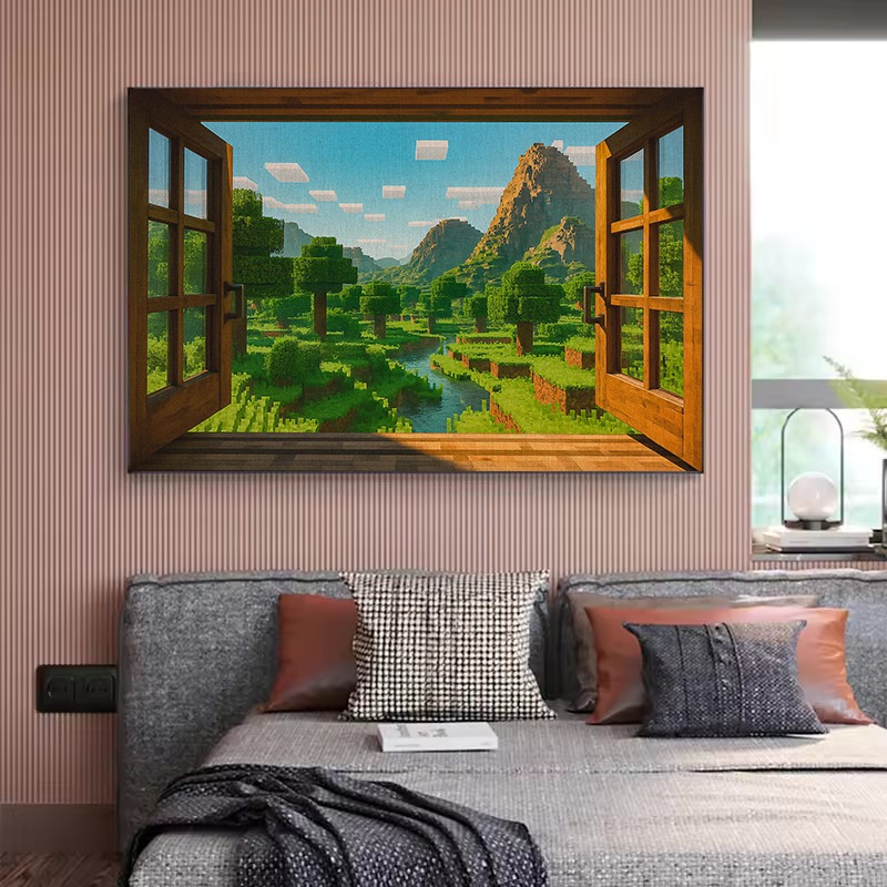 1pc frameless Canvas Painting  - Board Game Movie recension och pris