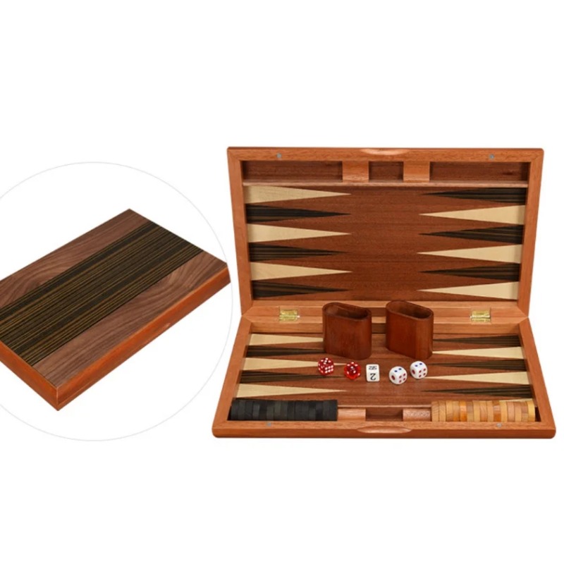 High-quality wooden backgammon - Board Game Zenith recension och pris
