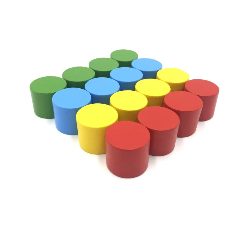 8 Pcs/Set DIY Cylinder Chess P - Chess Set Wooden recension och pris