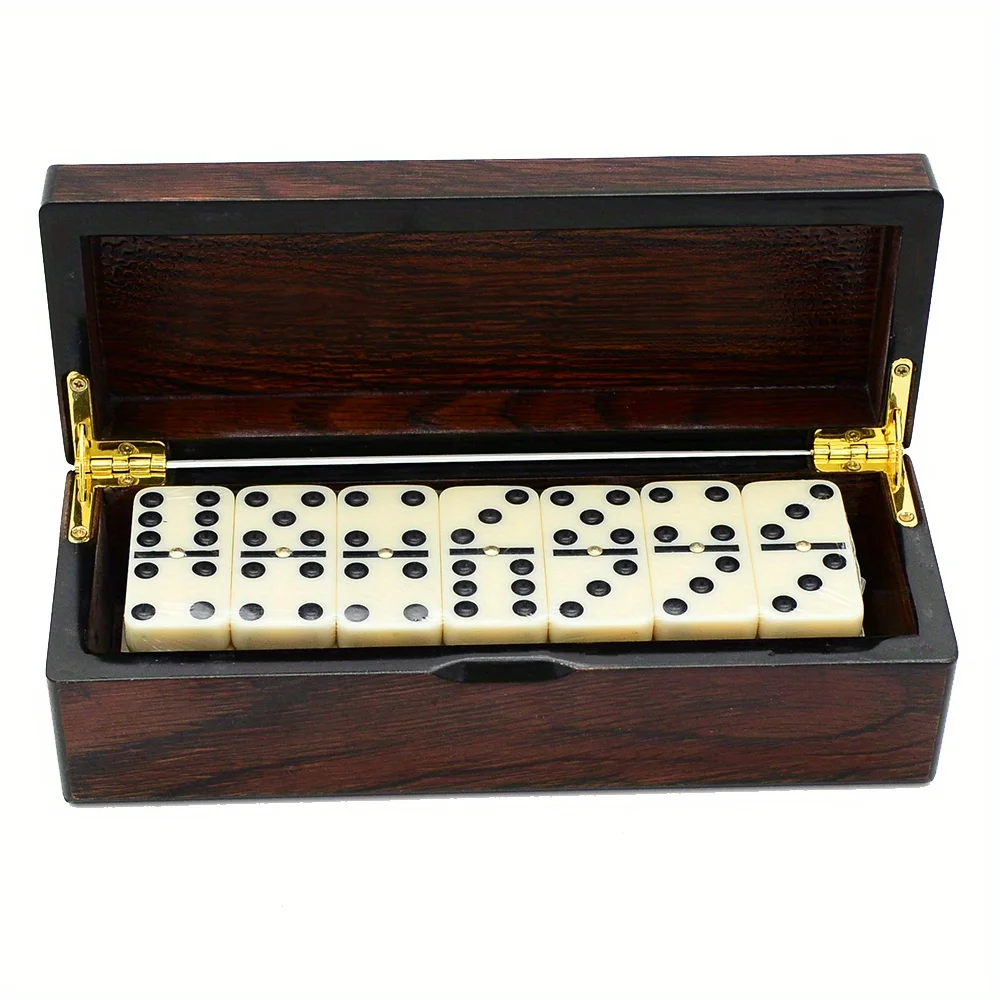 [Wooden Dominoes Game Set] 28p - Board Game Monopoli recension och pris
