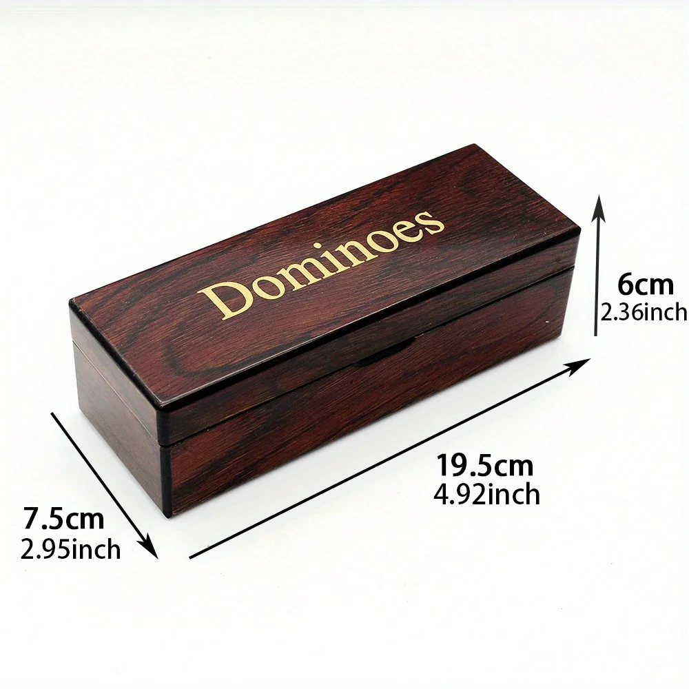 [Wooden Dominoes Game Set] 28p - Board Game Monopoli recension och pris